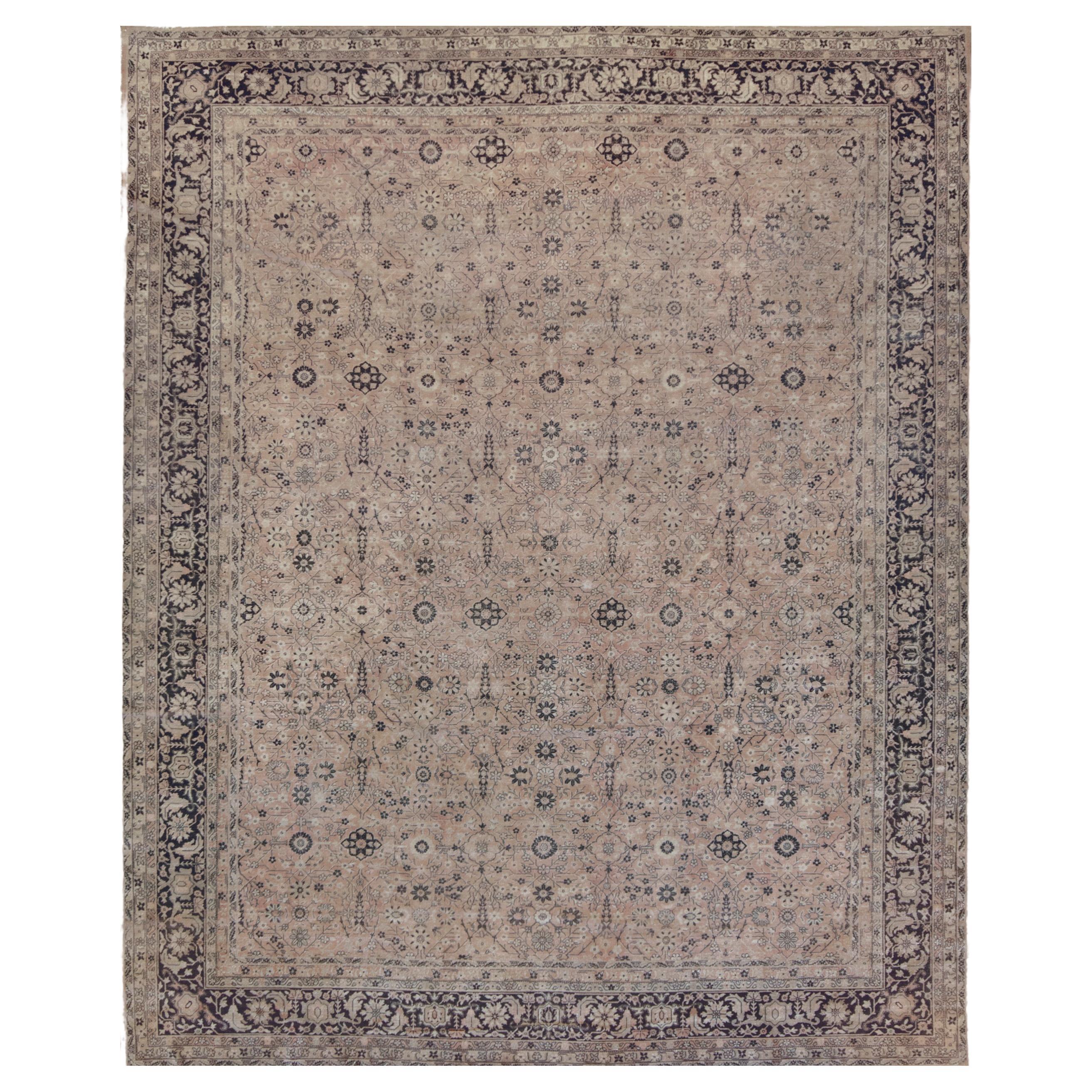 Türkischer Sivas-Teppich aus handgewebter Wolle aus dem frühen 20. Jahrhundert