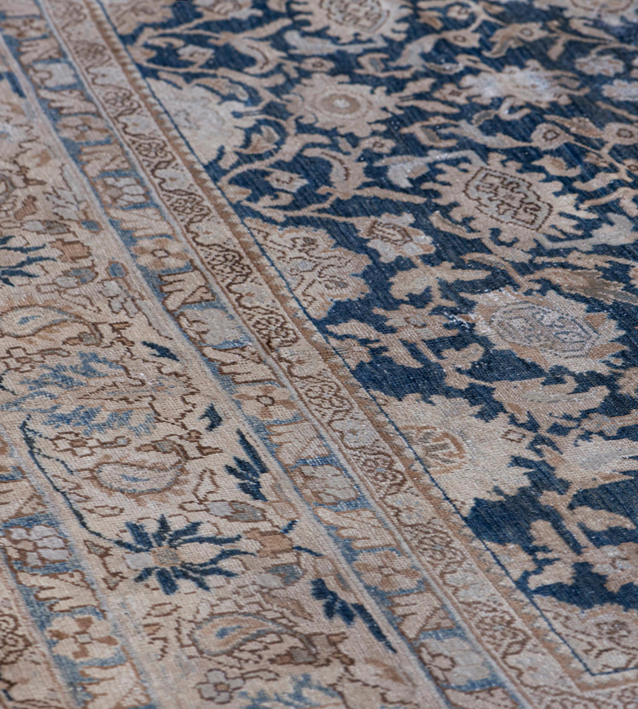 Tapis ancien Persan Malayer en laine tissée à la main Bon état - En vente à West Hollywood, CA