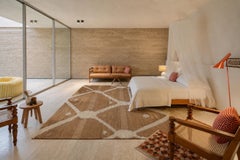 Handwoven Wool Rug by Román Gutiérrez, (Oaxaca) Natural Dye Handmade