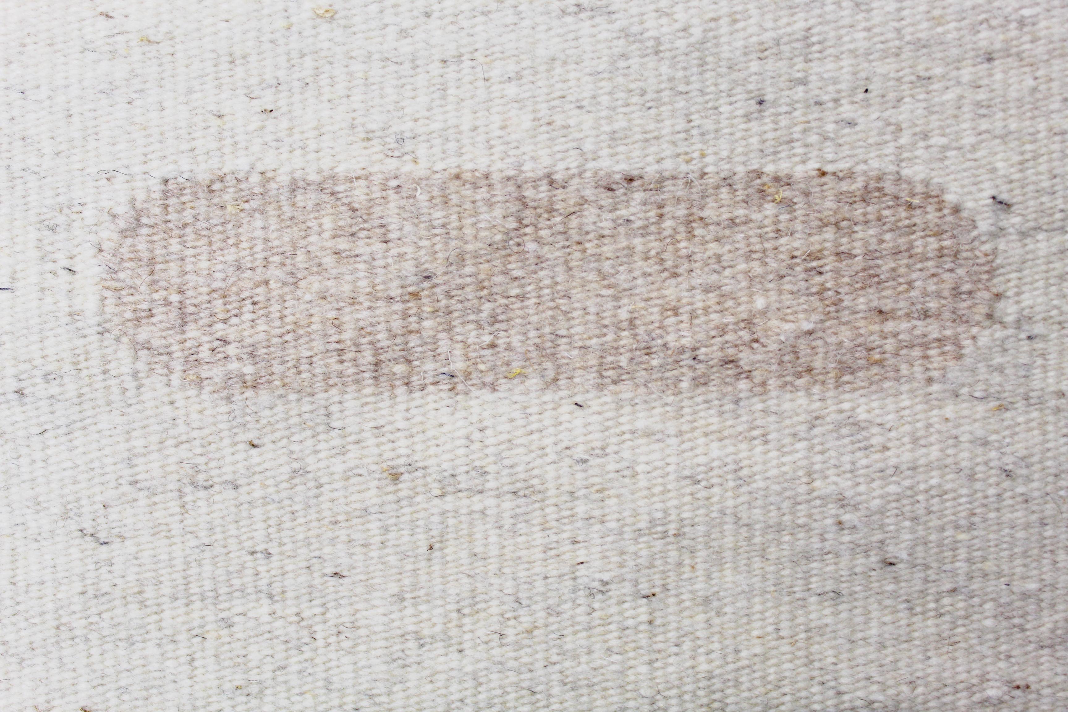 Handgewebter Wollteppich / Kelim, natürliche und gebleichte Wolle, von Andrew Boos (amerikanisch) im Angebot