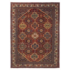 Alfombra de lana tejida a mano de 2,5 x 2,5 metros