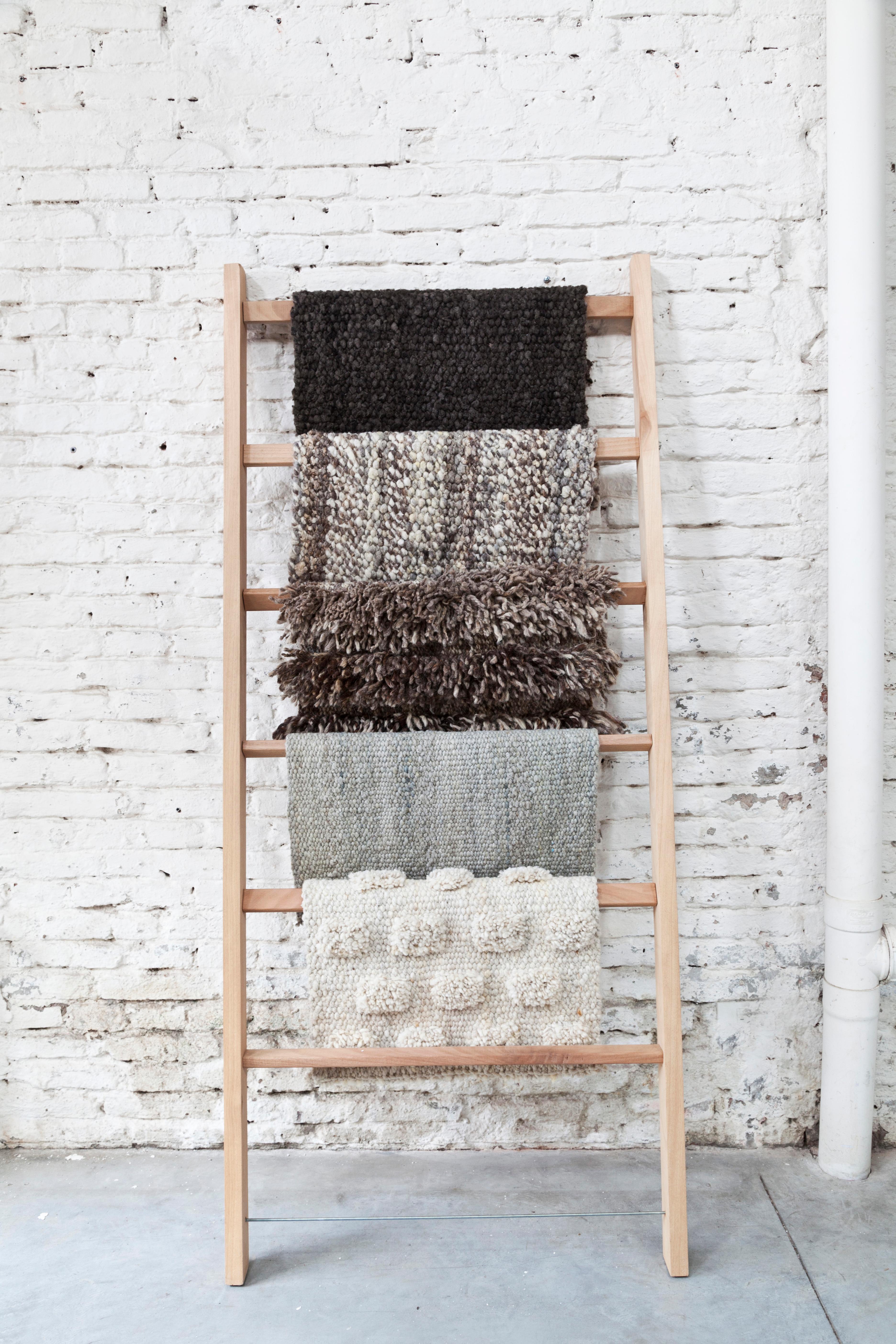 We are honored to carry and work with the amazing team and artisans from Awanay, in Argentina, to create one of a kind handwoven wool rugs, all made to order and highly customizable. Their unique and textural look and feel make them perfect for any