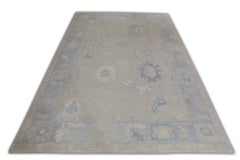 Handwoven Wool Turkish Oushak Rug 10'3"x 14'1"