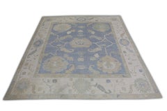 Handwoven Wool Turkish Oushak Rug 12'2"x 12'5"