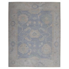 Handgewebter türkischer Oushak-Teppich aus Wolle 13'11"x 17'