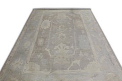 Handwoven Wool Turkish Oushak Rug 13'x 18'