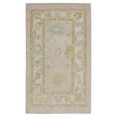 Tapis turc Oushak tissé à la main 2'11"x 5'