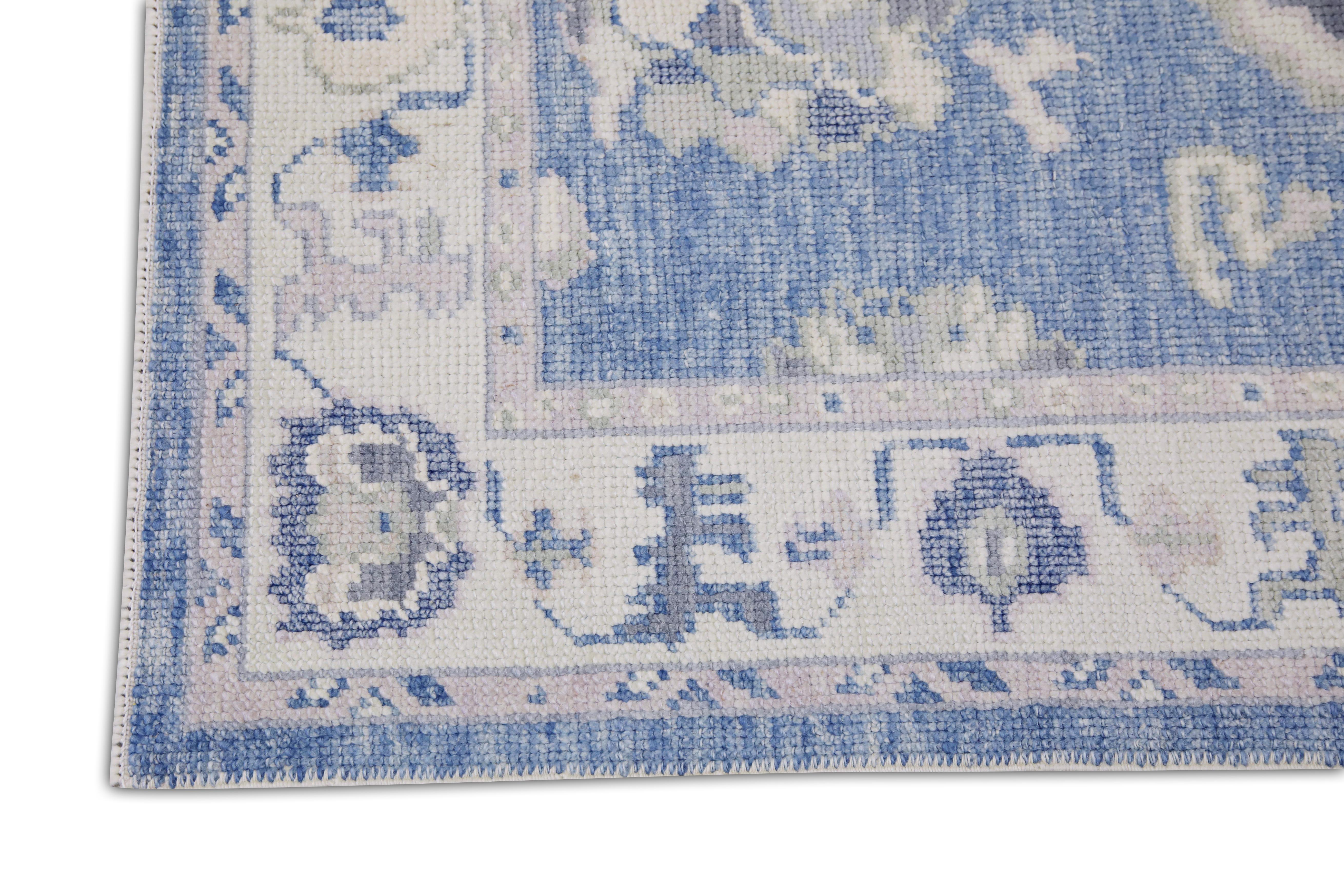 Handgewebter türkischer Oushak-Teppich aus Wolle 3'x 5'3