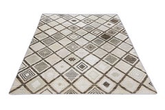 Handwoven Wool Turkish Oushak Rug 7'11"x 10'