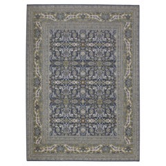 Handwoven Wool Turkish Oushak Rug 7'11"x 10'1"