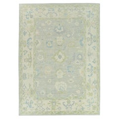 Handwoven Wool Turkish Oushak Rug 8'5"x 12'4"