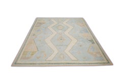 Handwoven Wool Turkish Oushak Rug 8'x 9'8"