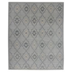 Tapis turc Oushak tissé à la main 9'5"x 12'1"