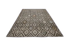 Handwoven Wool Turkish Oushak Rug 9'x 11'6"