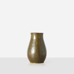 Handwrought Brass Vase by Harry St. John Dixon, Arts & Crafts, c. 1920