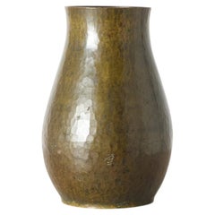 Handwrought Brass Vase by Harry St. John Dixon, Arts & Crafts, c. 1920