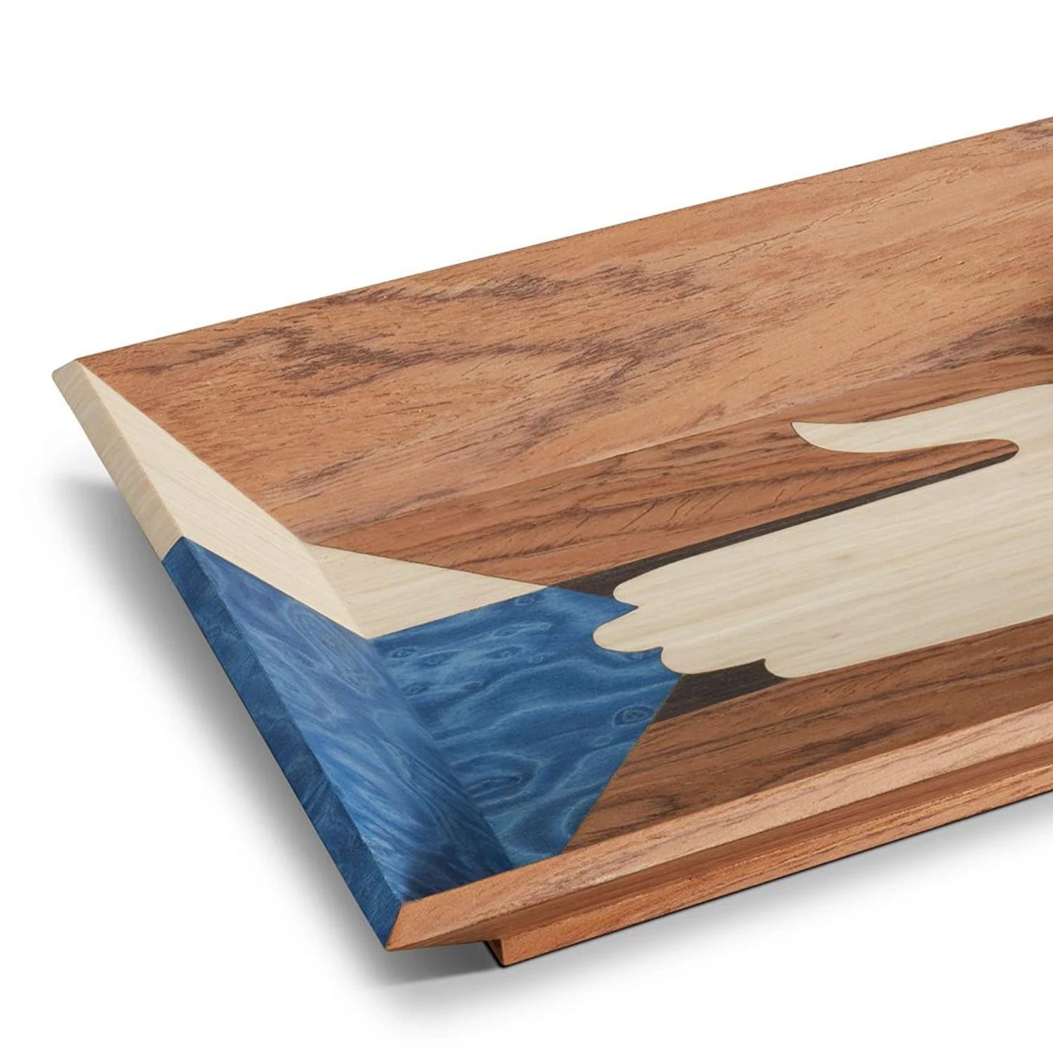 Fait main Plat pratique en Wood Wood en vente