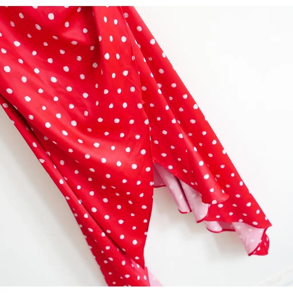 Rosso Haney Olivia - Vestito a sottoveste rosso a Dot Dot in vendita