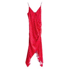 Haney Olivia - Vestito a sottoveste rosso a Dot Dot