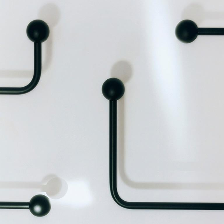 Hang Around Small by Derek McLeod & Joy Charbonneau, 2023
Hang Around is an updated version of the classic coat rack. Spacious and sturdy, Derek McLeod and Joy Charbonneau’s Hang Around has a soft, rounded expression that contrasts well to the