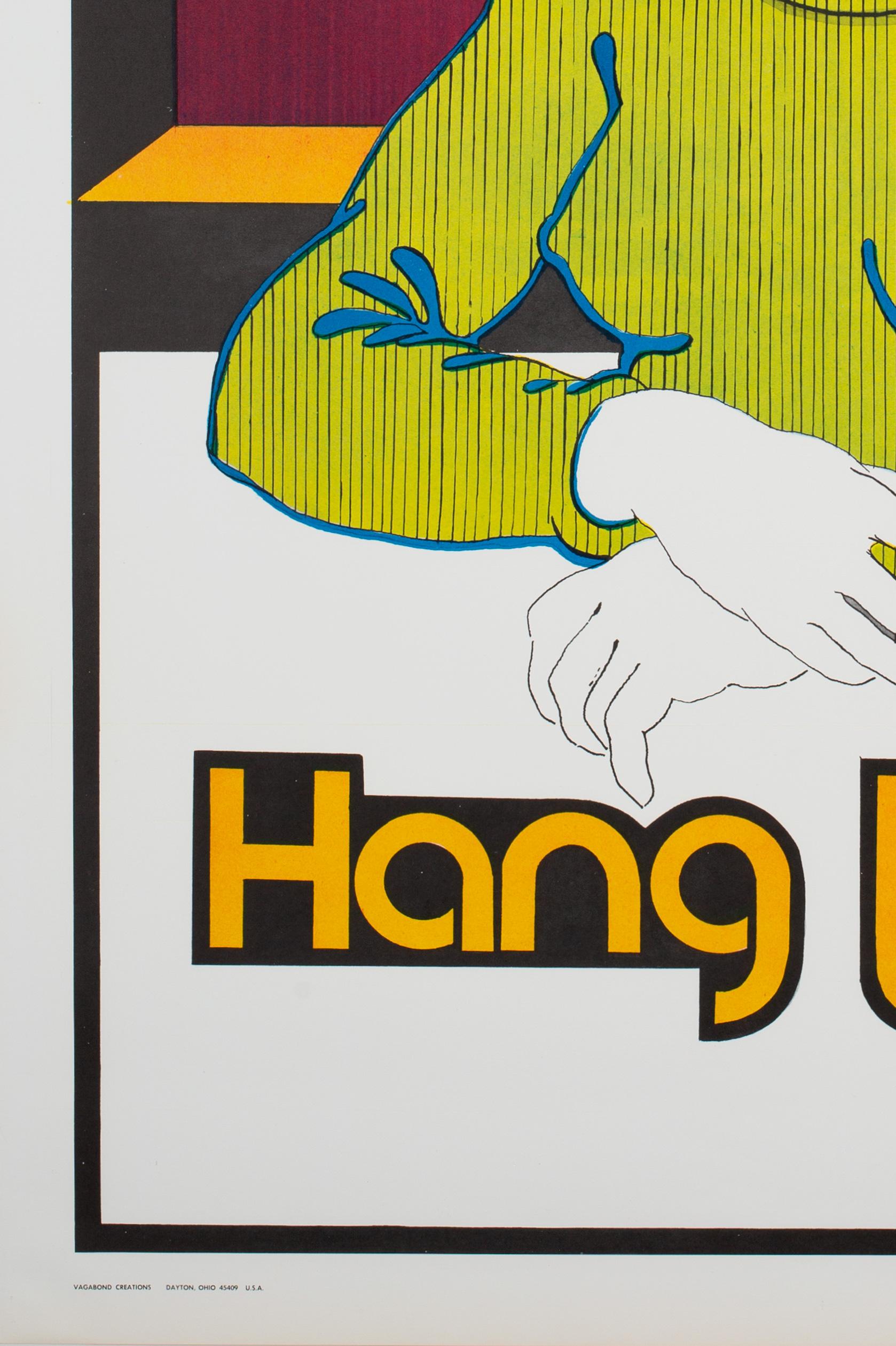 XX secolo Poster politico/protestuale americano Hang Loose 1970s, Women's Lib Mona Lisa in vendita