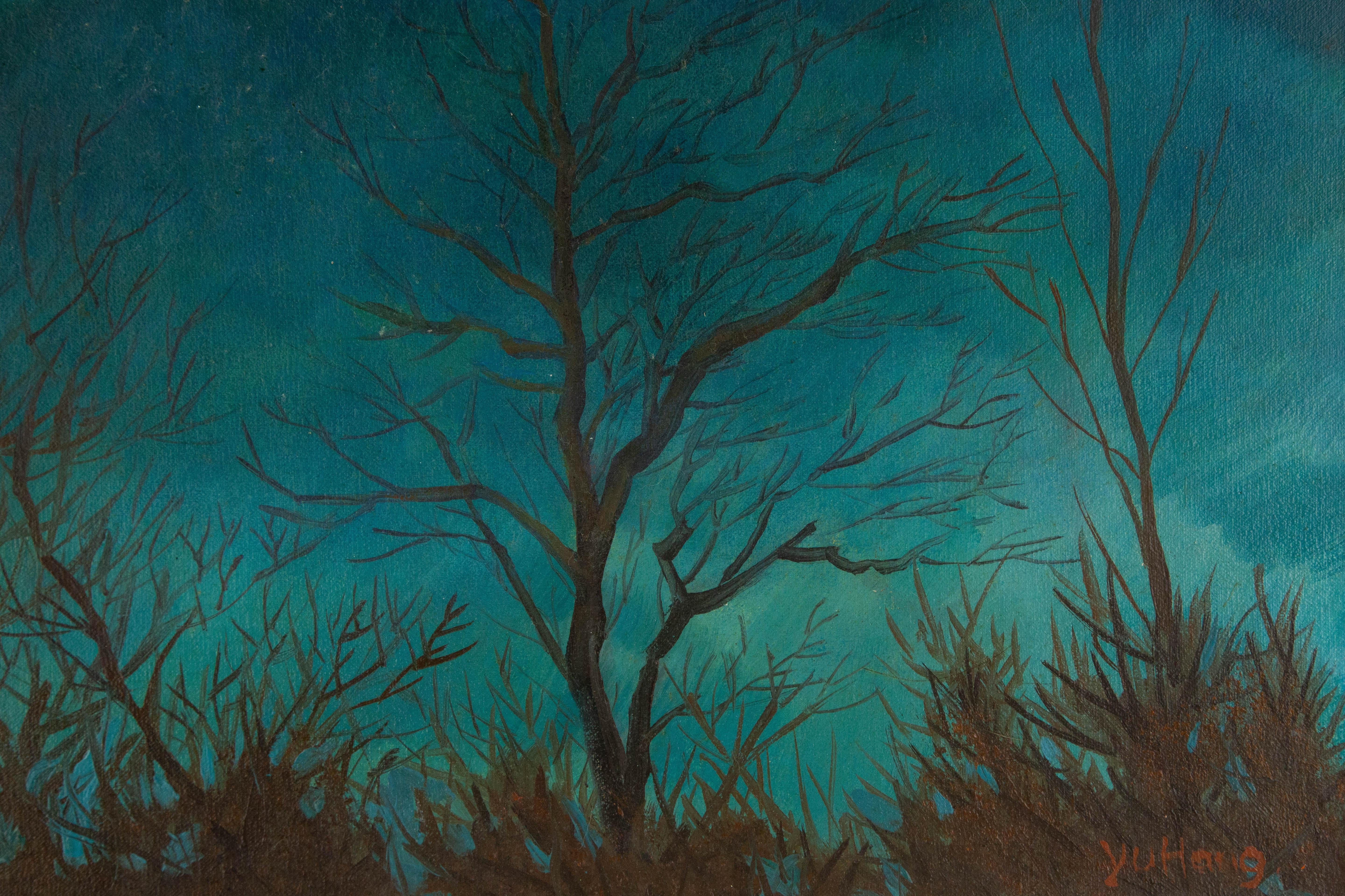 Hang Yu - Olio su tela originale contemporaneo 