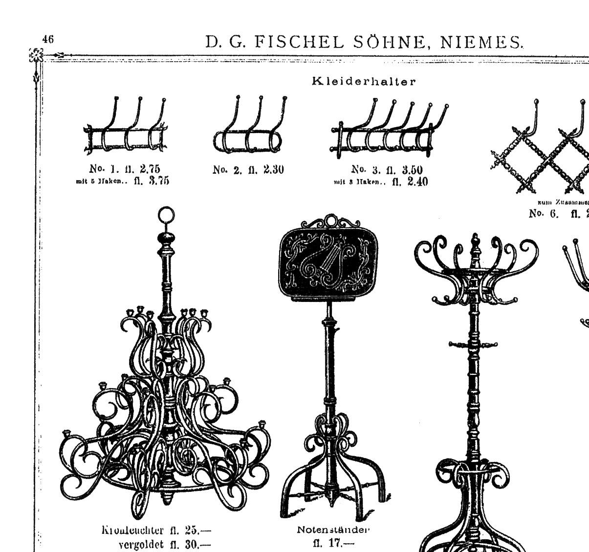 19th Century Hanger Fischel Nr.1, circa 1890, Thonet Style