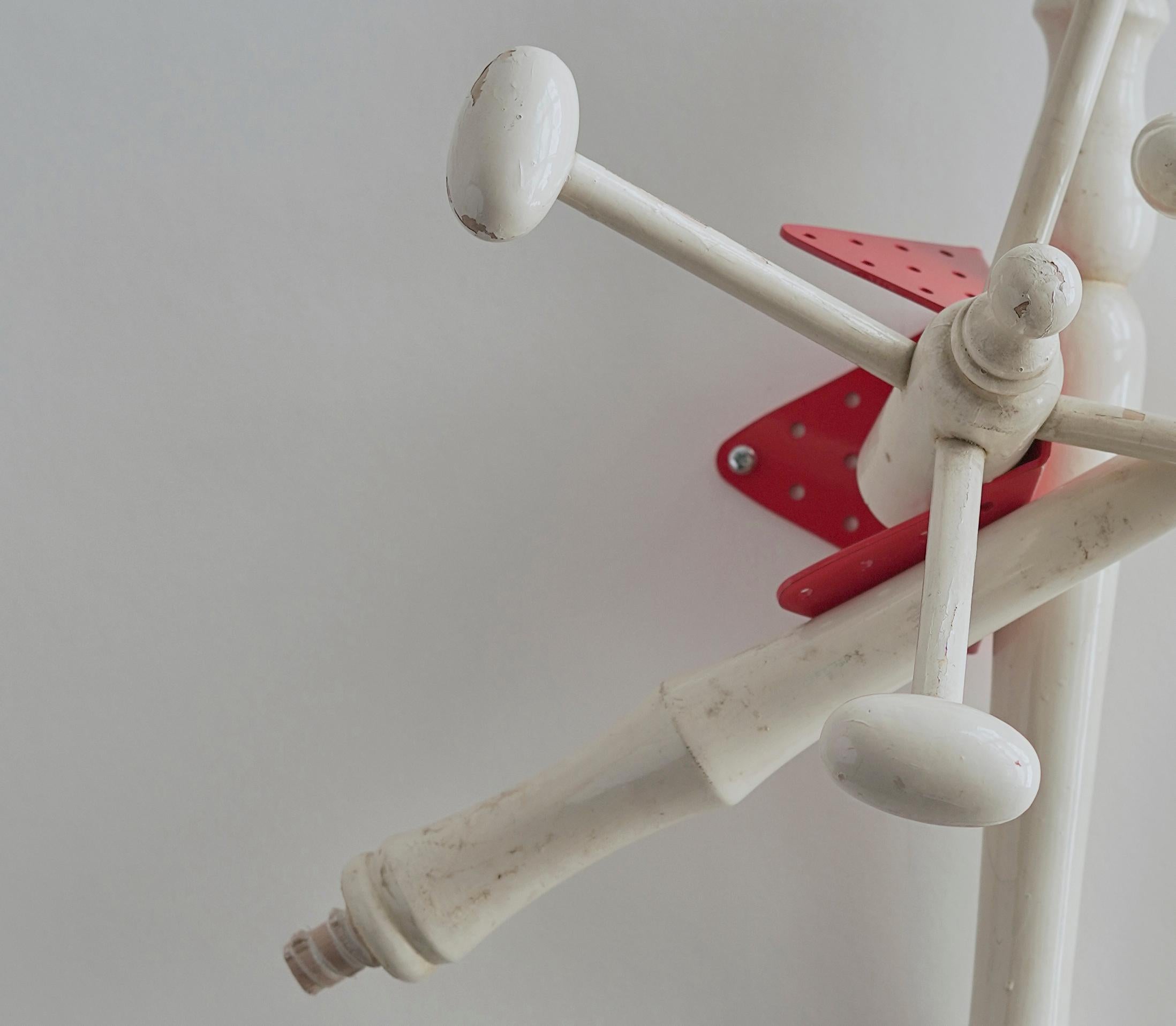 Unique Artistic Upcycled Wooden Coat Hanger 4 by Curro Claret For Sale 1