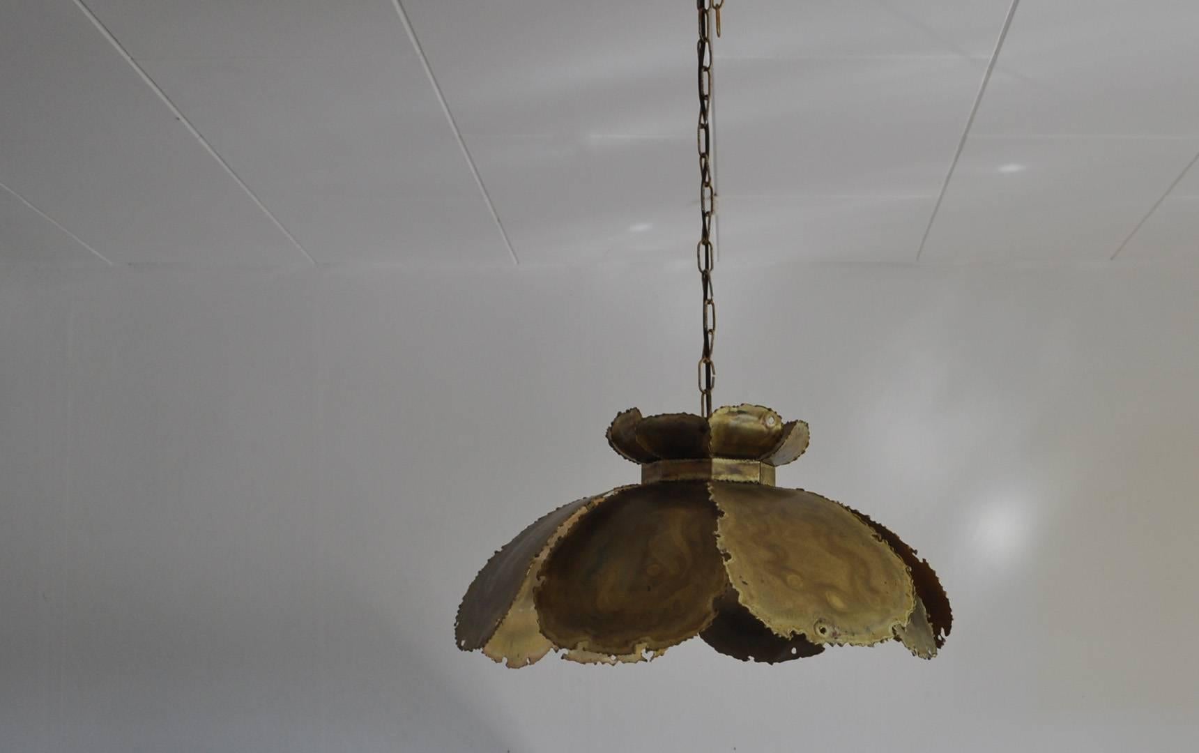Hanging Brass Lamp from the 1960s by Svend Aage Holm Sørensen 1