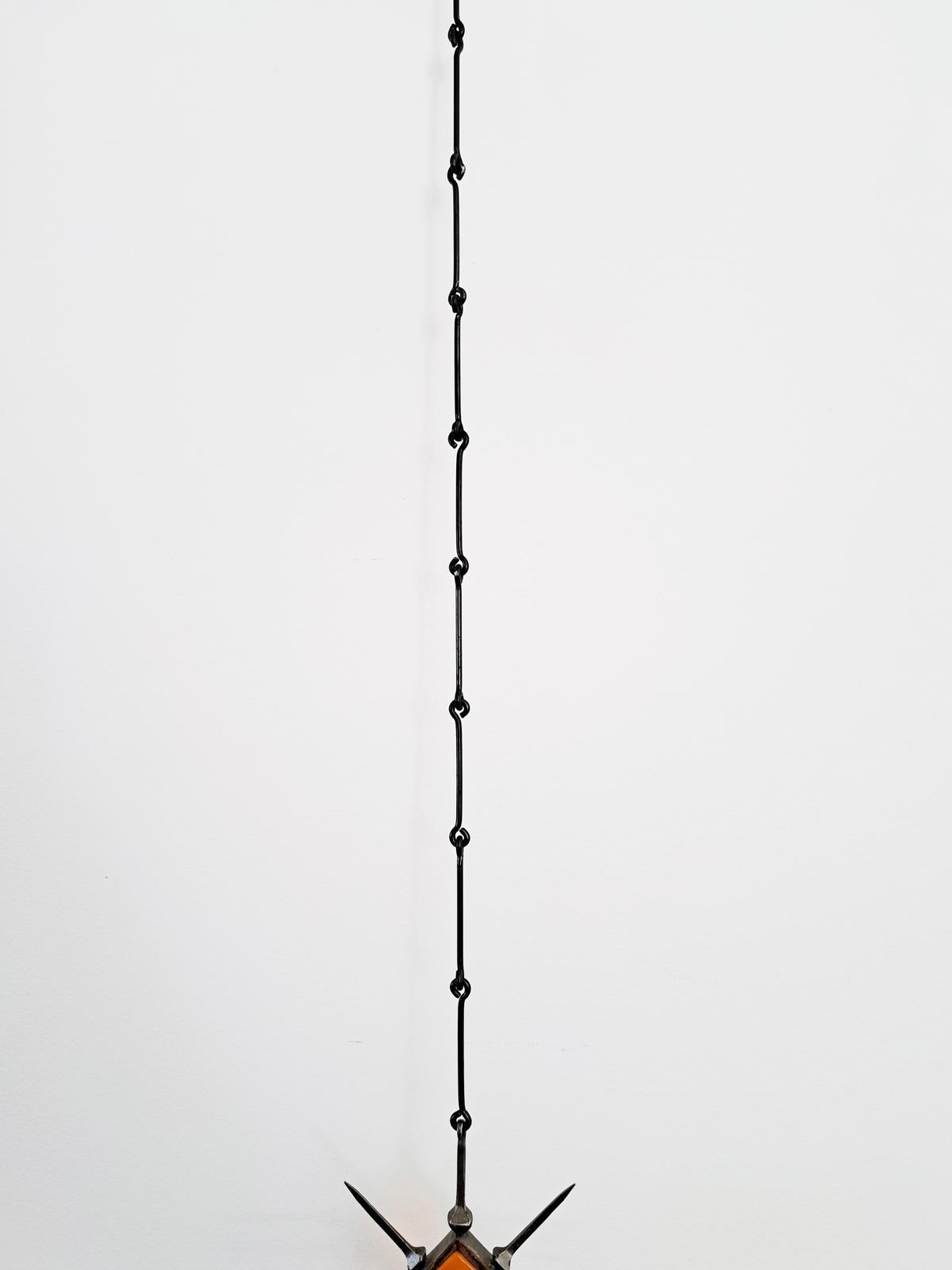 Hanging Candelabra by Erik Hoglund Produced by Boda, Sweden 3