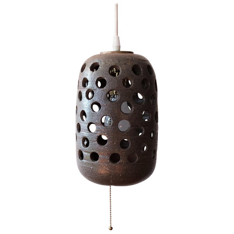 Hanging Ceramic Pendant Lamp, 1960s For Sale at 1stDibs ceramic