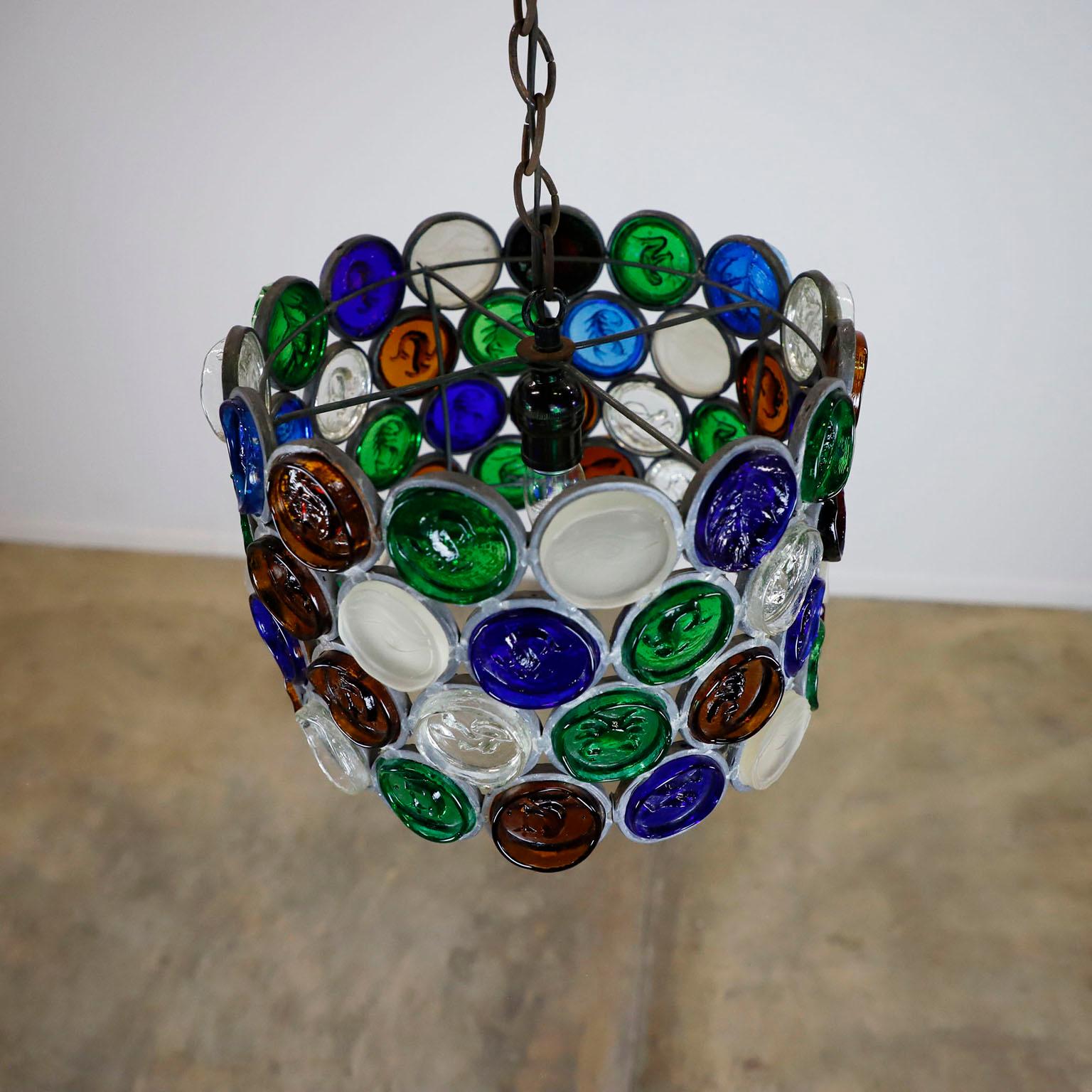 Mid-Century moderno Lampadario a sospensione di Feders in vendita
