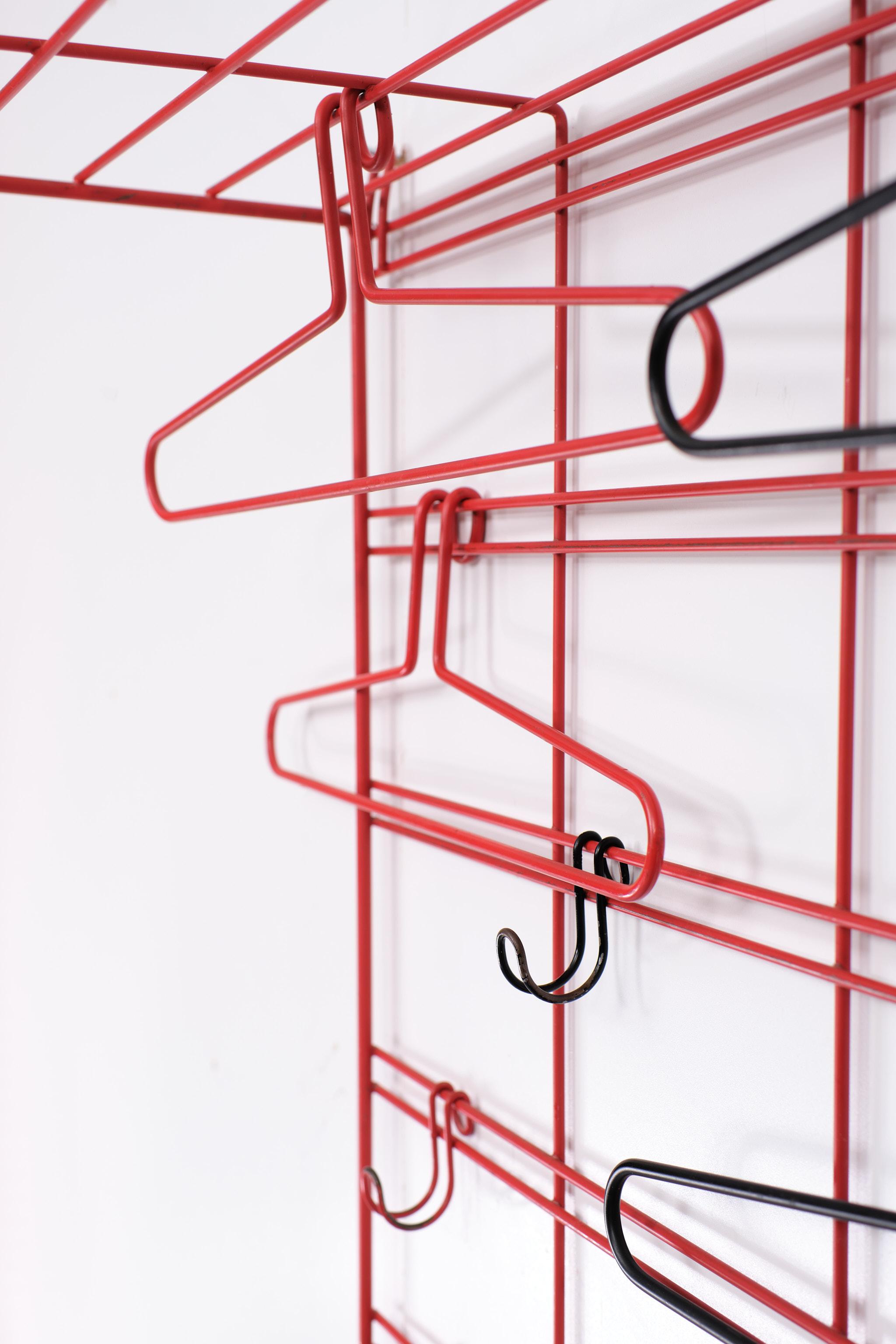 Mid-20th Century Hanging coatrack attributed to  Coen de Vries for Devo 1950s Holland  For Sale