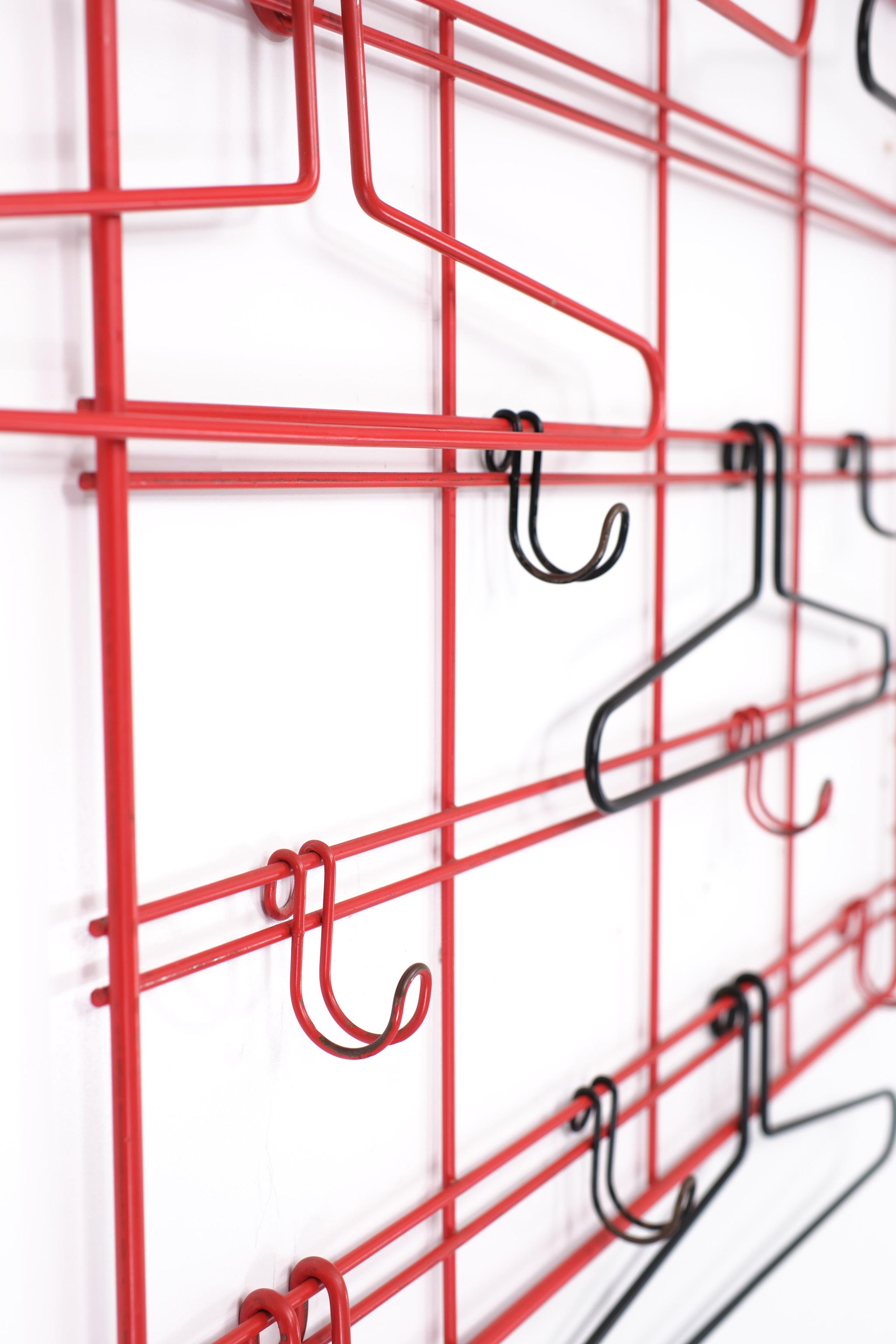 Iron Hanging coatrack attributed to  Coen de Vries for Devo 1950s Holland  For Sale