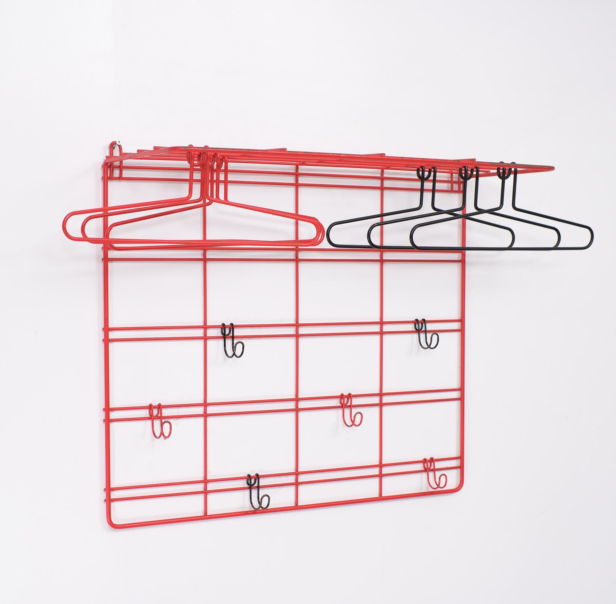 Hanging coatrack attributed to  Coen de Vries for Devo 1950s Holland  For Sale 1
