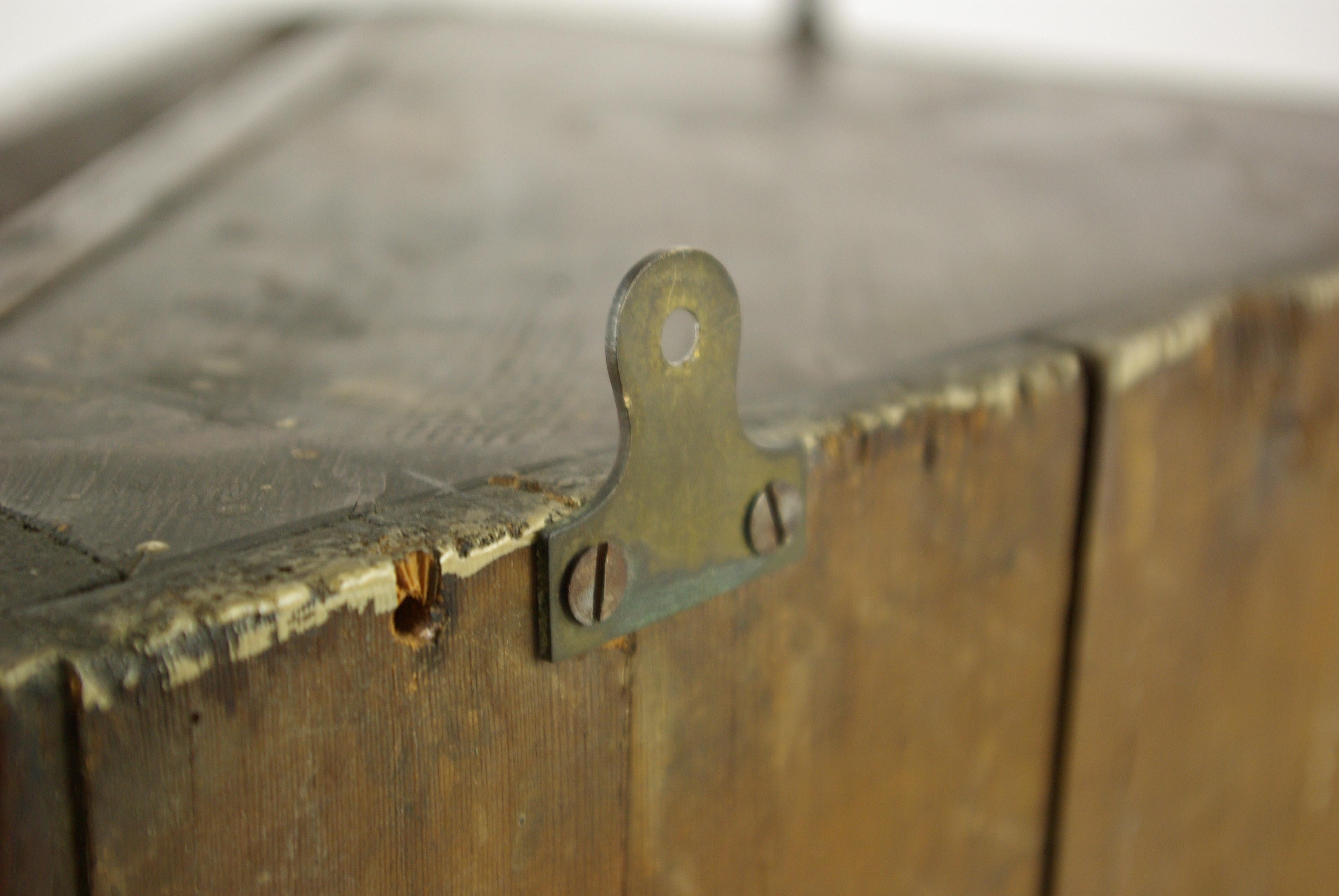 Antique Hanging Cabinet, Antique Corner Cabinet, Oak, 18th Century, B1506 4