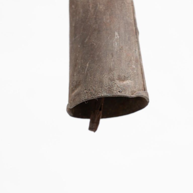 Hanging Cowbell Traditional Spanish Artwork, circa 1950 For Sale at
