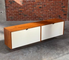 Hanging Drop Front Knoll Cabinet c. 1960s