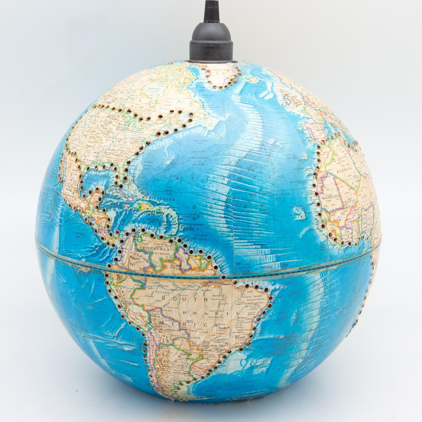 Metal Hanging Globe Light