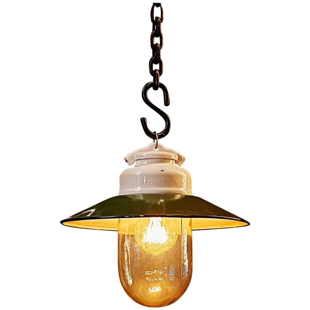 Hanging Industrial Lamp Type E8/g For Sale