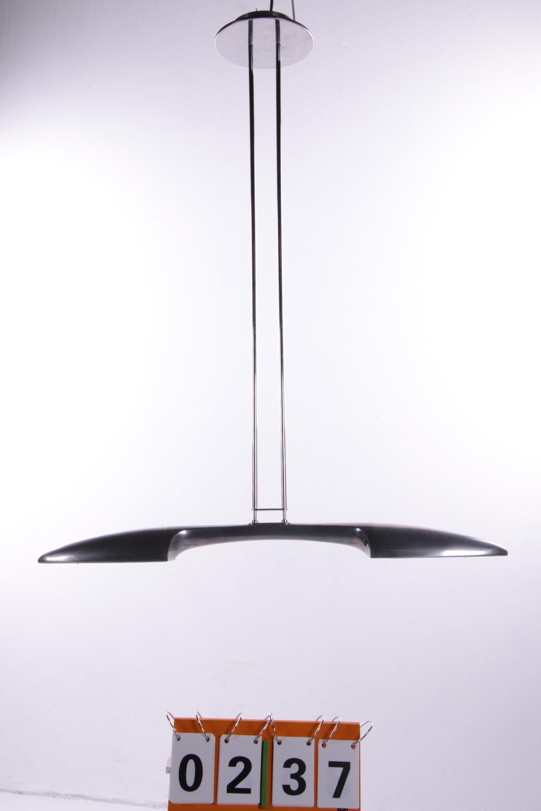Modern Hanging Lamp Aluminum Design by Jorge Pensi for B-Lux Spain 1980