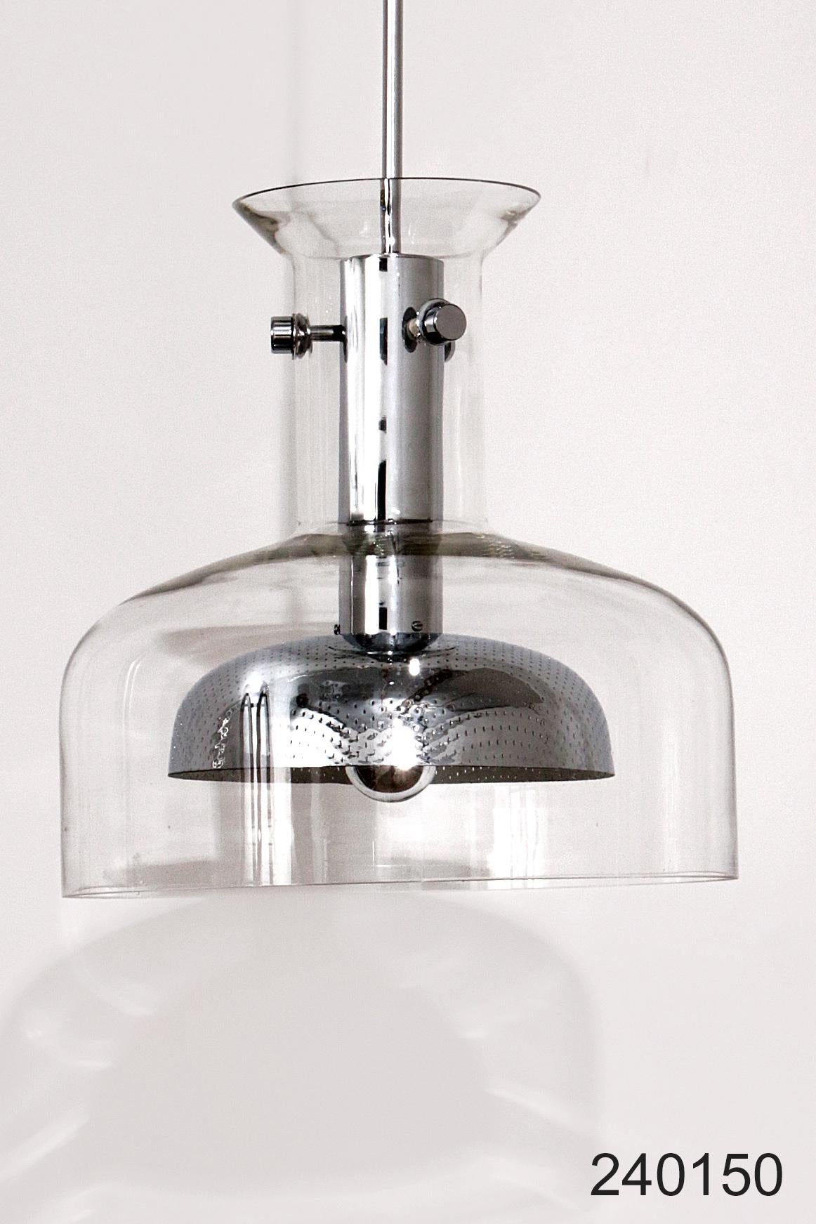 Lampada a sospensione Anders Pehrson Model Crystal di Atelje Lyktan, anni '70 in vendita 4