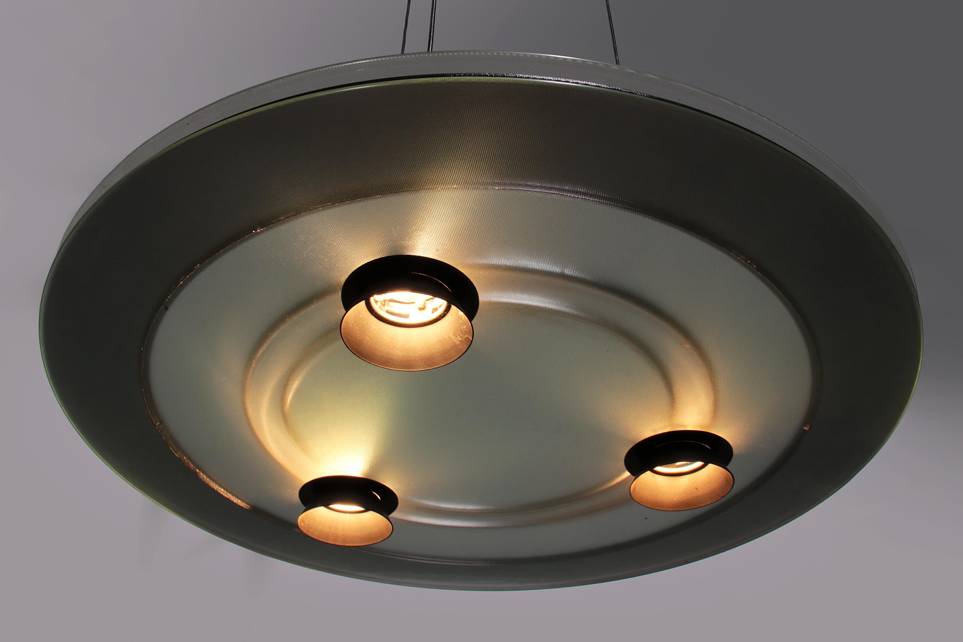 Mid-Century Modern Hanging lamp Arteluce Aurora - Design Perry King & Santiago Miranda
