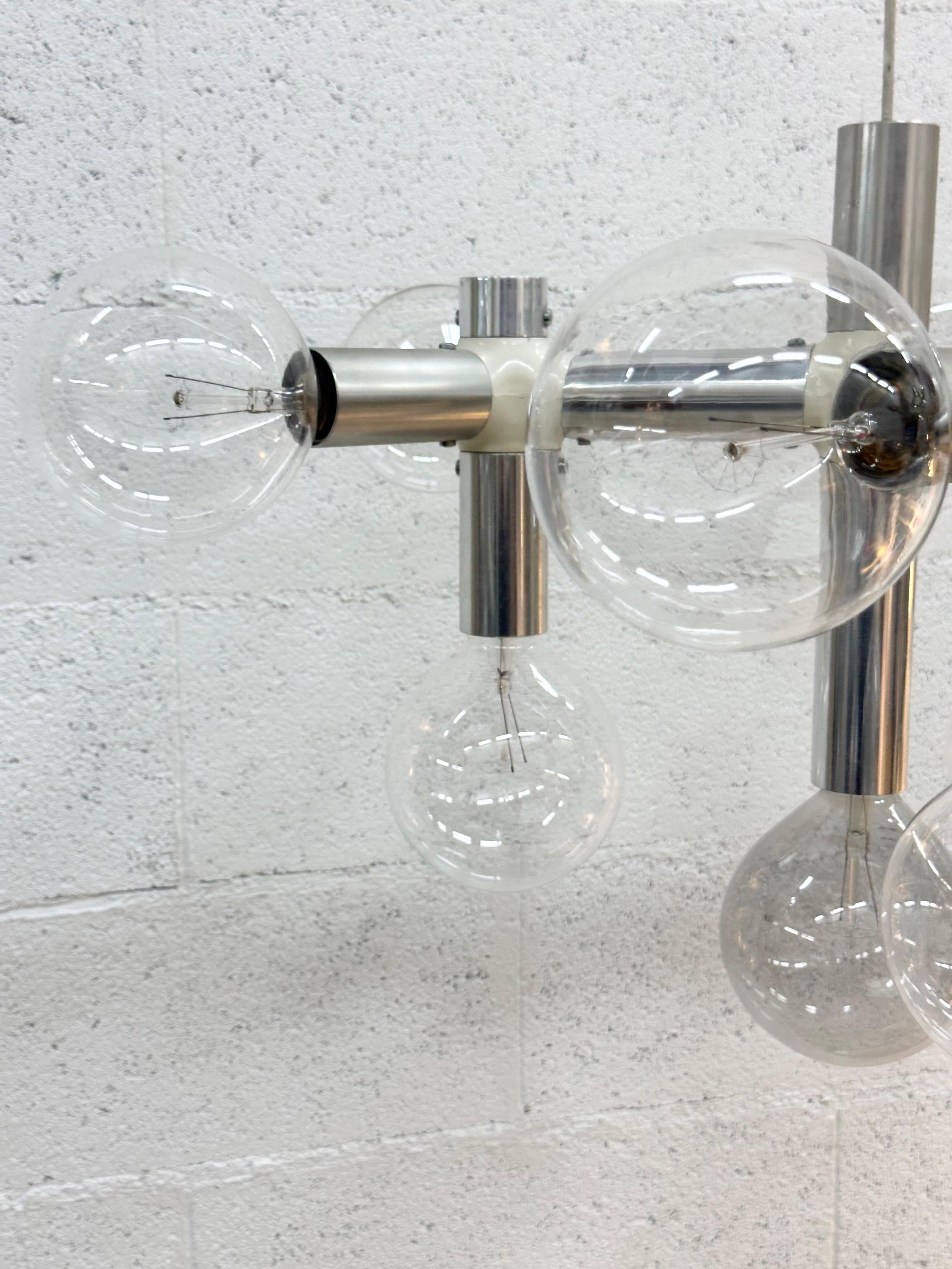 Lámpara colgante Atomique de Robert Haussmann para Swiss Lamp International 1960 en venta 3
