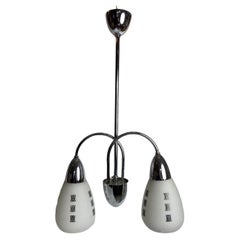 Retro Hanging Lamp by Elektroinstala Jílové