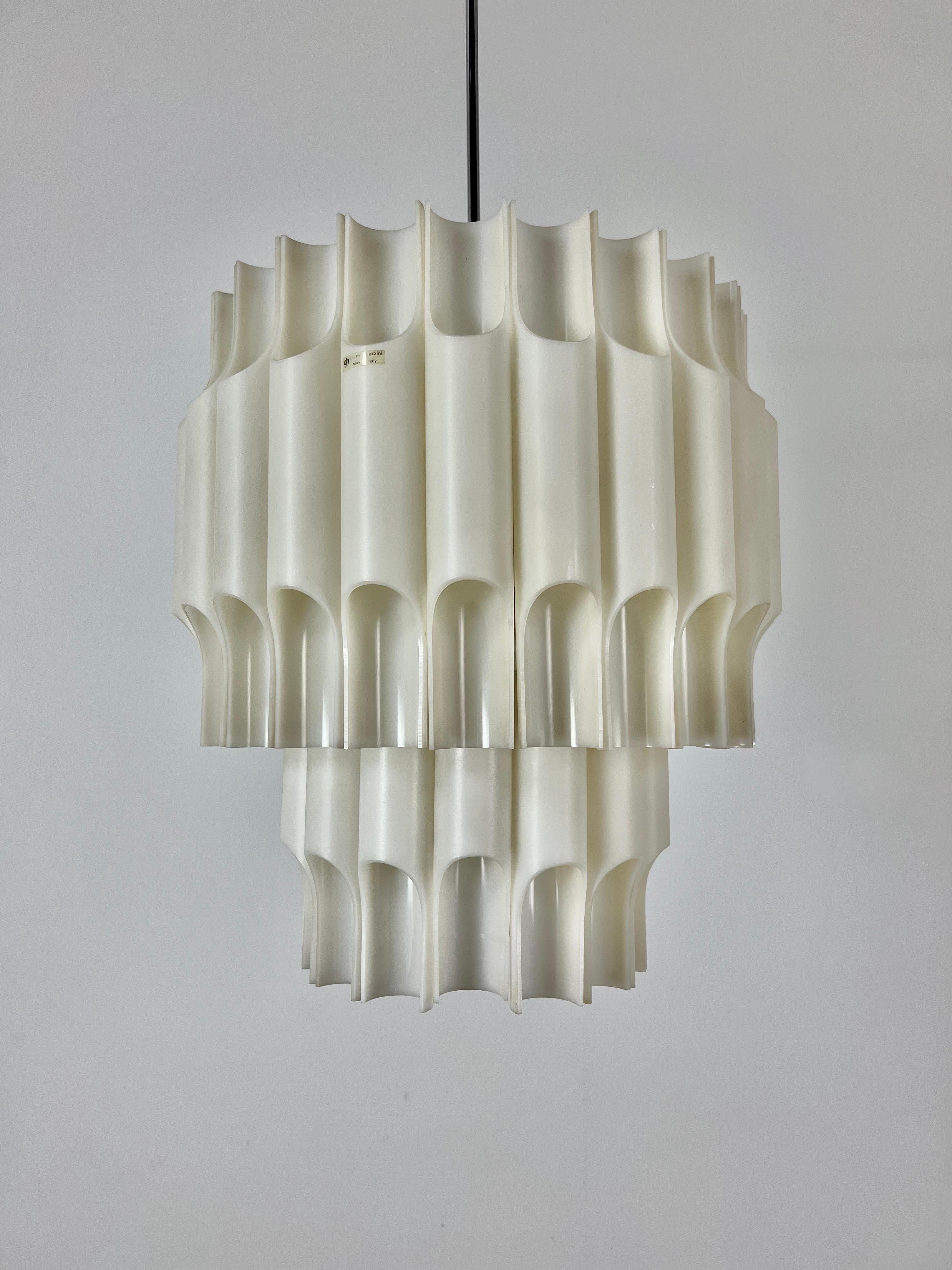 Hanging Lamp by Harvey Guzzini Model Teulada 1970s 2