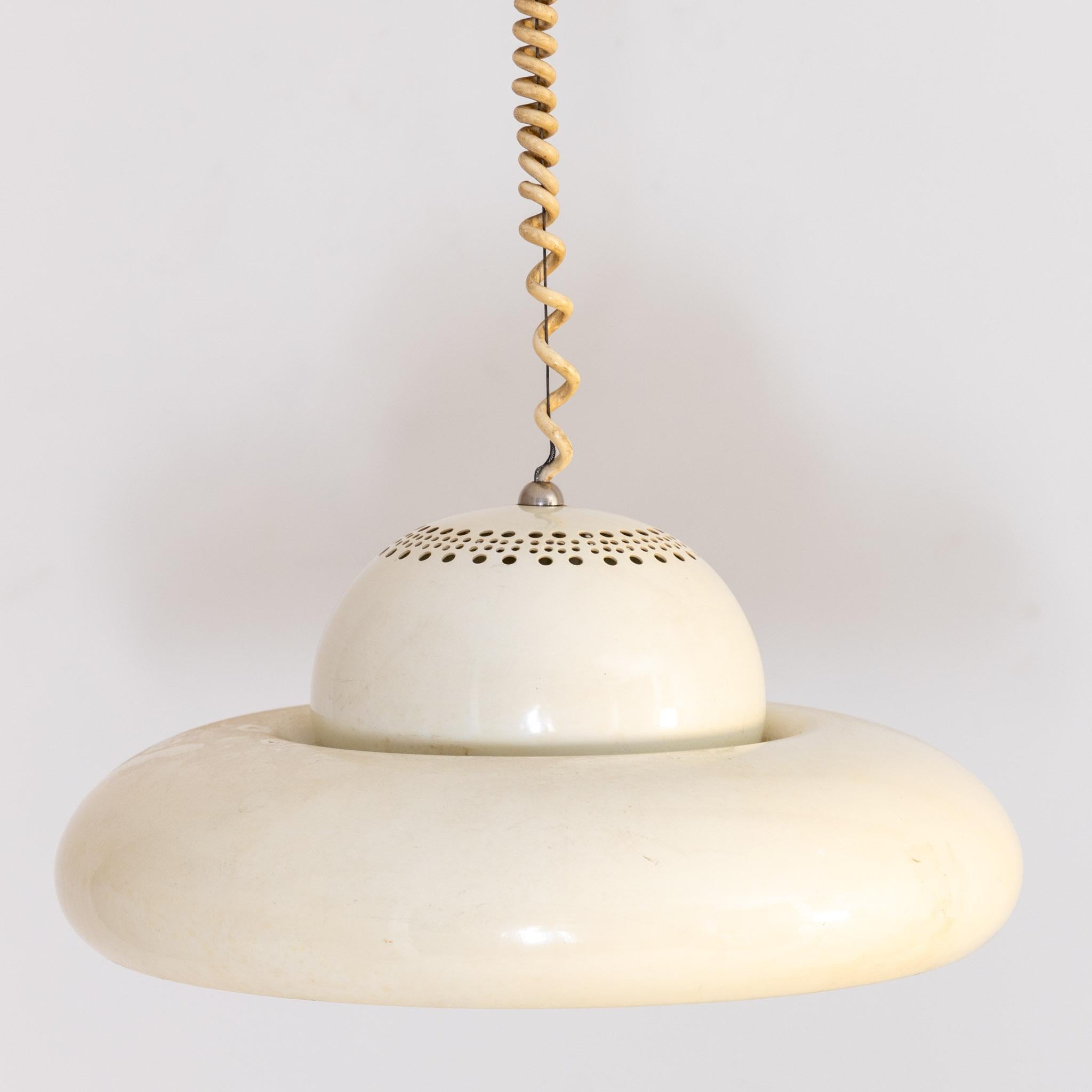 Mid-Century Modern Hanging Lamp Fior Di Loto by Afra & Tobia Scarpa for Flos, Italy 1960s For Sale
