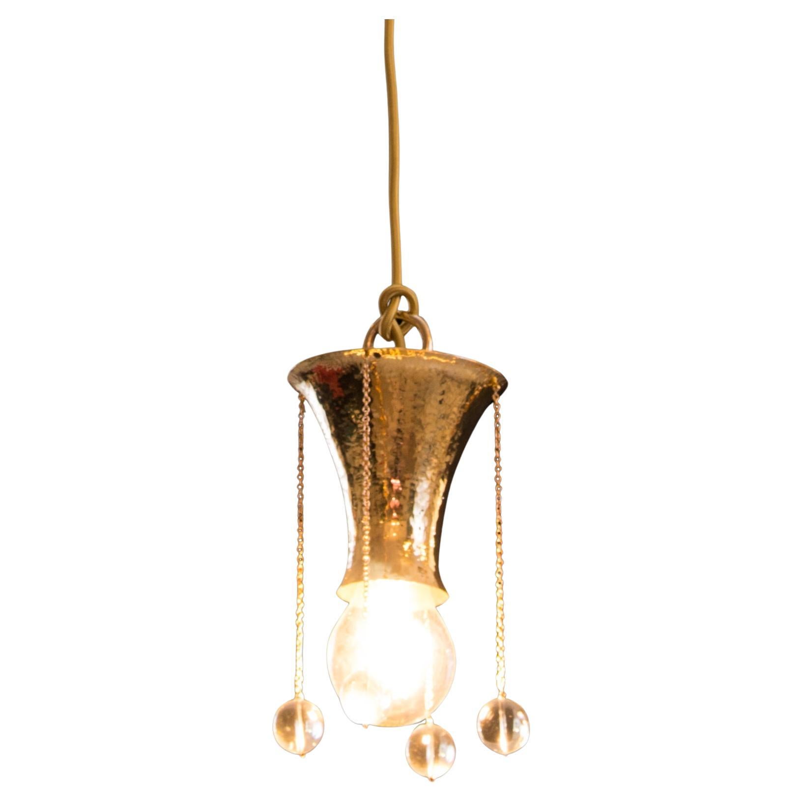 Hanging Lamp from the showroom of the Wiener Werkstaette used by Josef Hoffmann For Sale