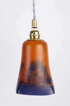 Hanging Lamp, Glass Paste, 1900