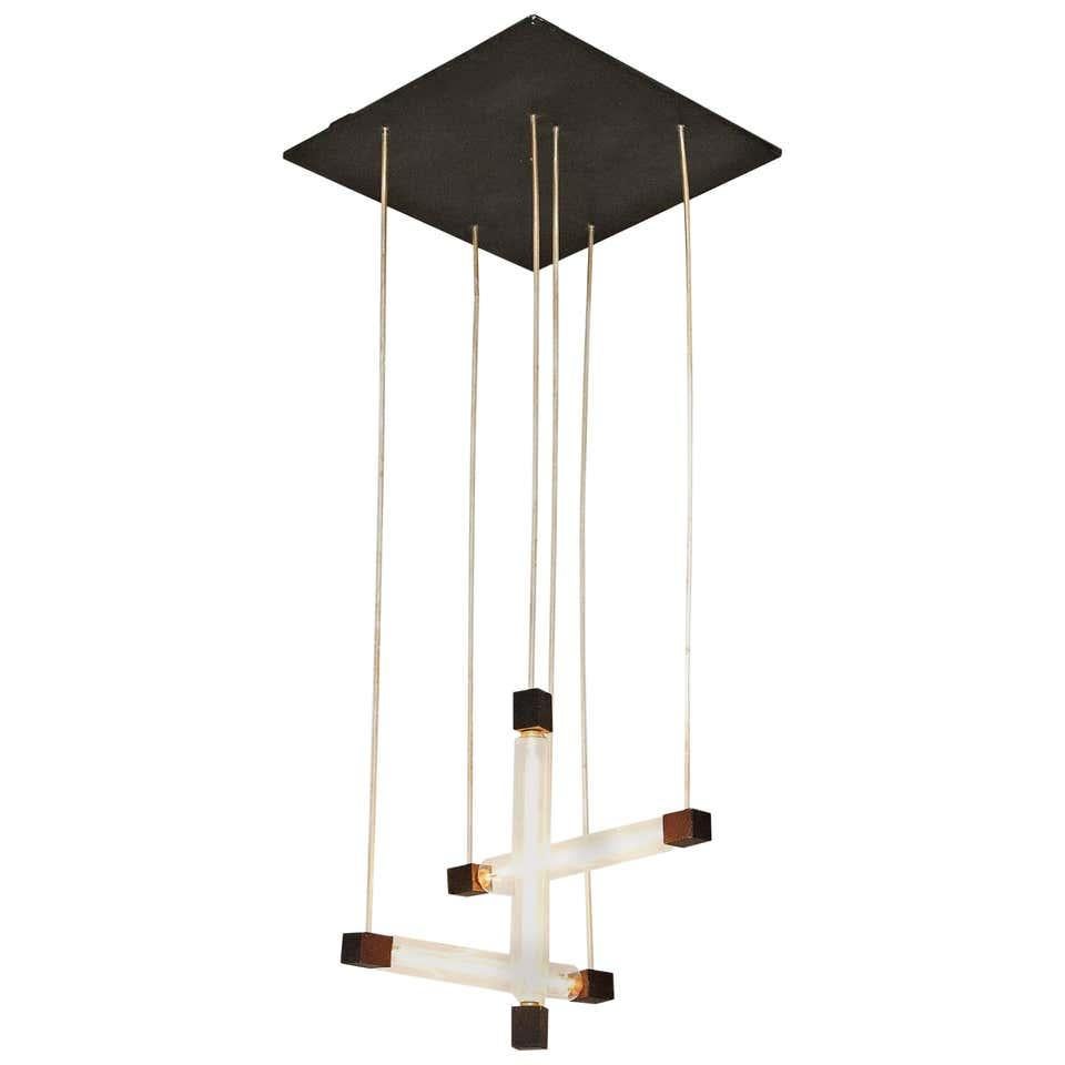 Mid-Century Modern Hanging Lamp in the Style of Gerrit Rietveld For Sale